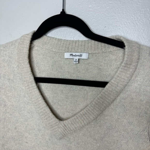 Madewell Bubble-Sleeve Sweater-Dress Merino Wool Blend Long Sleeve - Picture 5 of 12